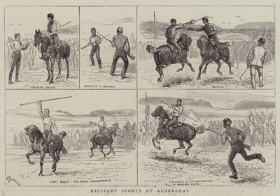 Sports militaires à Aldershot - Alfred Chantrey Corbould