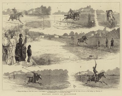 Sports militaires à Hurlingham - Alfred Chantrey Corbould