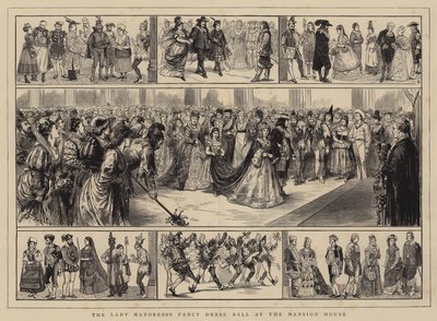 Bal costumé de la Lady Mayoress au Mansion House - Alfred Chantrey Corbould
