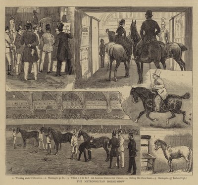 Le Horse-Show Métropolitain - Alfred Chantrey Corbould
