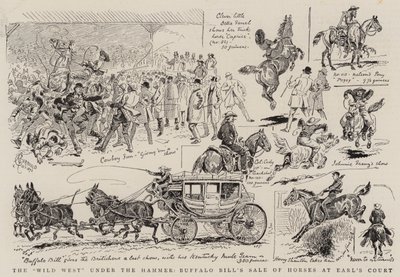 Le Far West sous le marteau, Vente de chevaux de Buffalo Bill à Earl