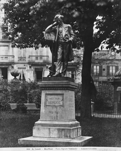 Monument à Hector Berlioz, Square Vintimille, 1884 - Alfred Charles Lenoir