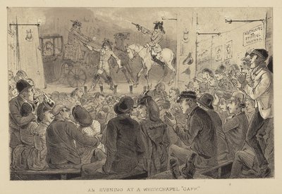 Une soirée à un Gaff de Whitechapel - Alfred Concanen