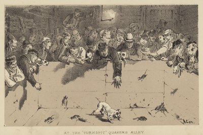Au tournebroche, Quakers Alley - Alfred Concanen