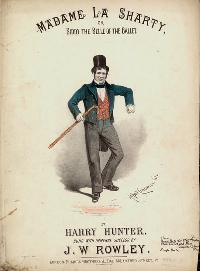 Madame La Sharty ou Biddy la Belle du Ballet - Alfred Concanen