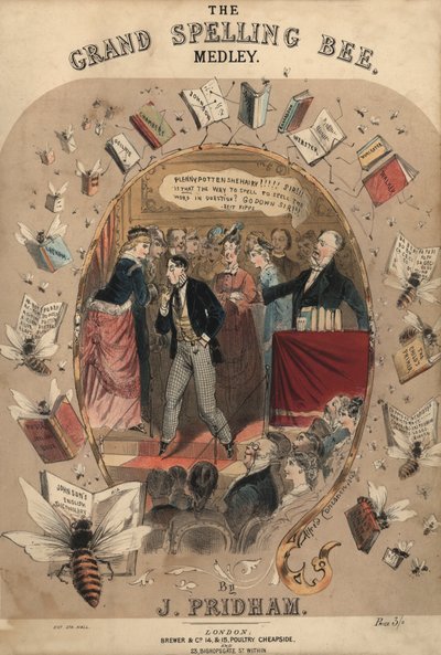 The Grand Spelling Bee Medley, couverture de partition - Alfred Concanen