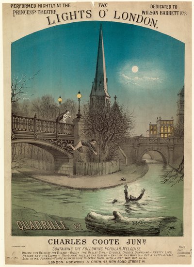 Les lumières de Londres - Alfred Concanen