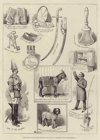 Exposition en faveur du Fonds de guerre égyptien à Humphreys