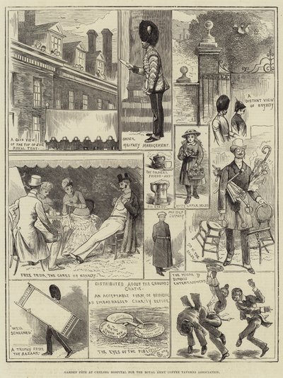 Fête de jardin à l
