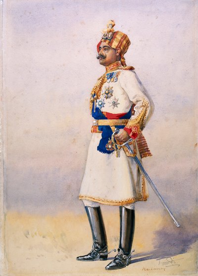 Hon Colonel H.H. Maharaja Sir Ganja Singh, Bahadur de Bikaner, illustration pour 