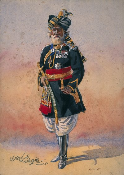 Commandement honorifique indigène Nawab Sir Hafiz Muhammad Abdullah Khan, KCIE, illustration pour 