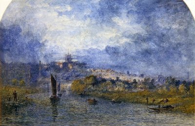 Coucher de soleil sur Norwich - Alfred Dawson