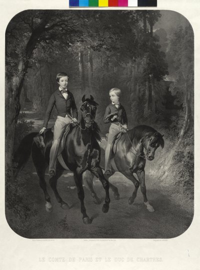 Comte de Paris et Robert d