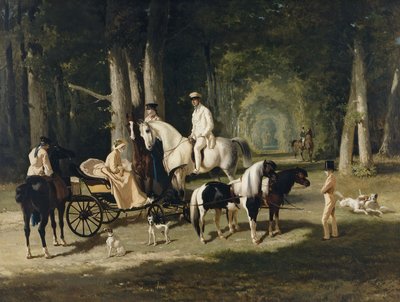 Monsieur et Madame Mosselman et leurs filles - Alfred Dedreux