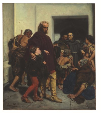 Christophe Colomb au monastère de Rabida - Alfred Dehodencq