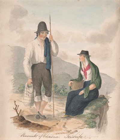Paysans de Chasna, Tenerife - Alfred Diston