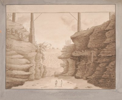 Vue dans le Barracano de Martianez, Port Orotava, Tenerife, vers le nord - Alfred Diston