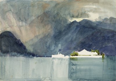 Un lac suisse - Alfred East