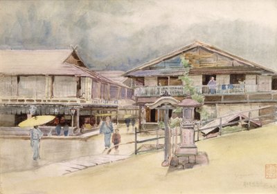 Jour de pluie à Yumoto, 1889 - Alfred East