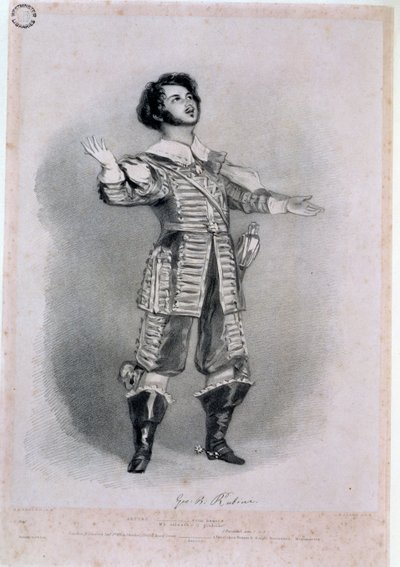 Giovanni Battista Rubini (1794-1854) en Arturo dans 
