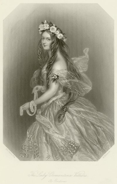 Lady Clementina Villiers - Alfred Edward Chalon