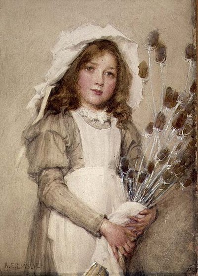 Un bouquet de cardères - Alfred Edward Emslie