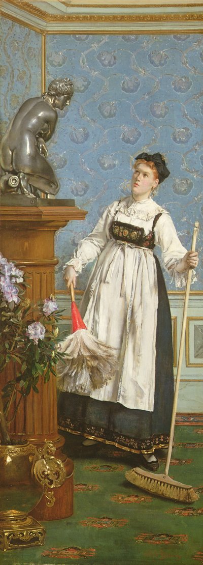 Un Connaisseur Aspirant - Alfred Emile Stevens