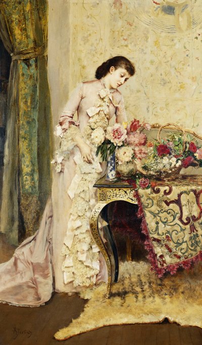 Arrangement floral - Alfred Emile Stevens