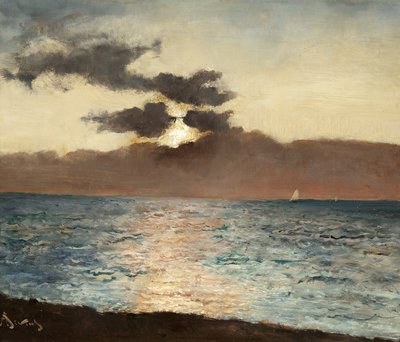 Paysage marin, Le Tréport, c.1880-89 - Alfred Emile Stevens