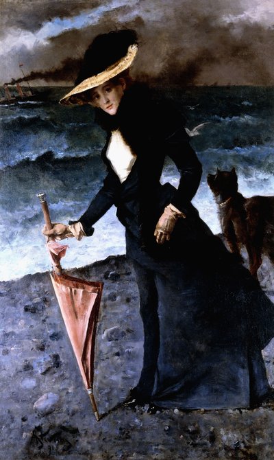 La Tempête, 1891 - Alfred Emile Stevens