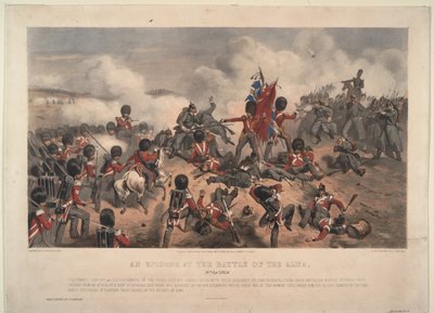 Scène de la bataille de l