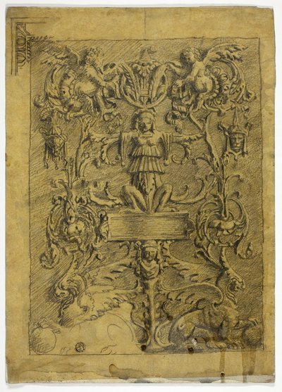 Décorations avec Putti et Griffons - Alfred George Stevens
