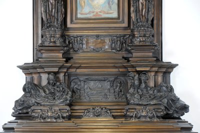 Détail de la cheminée Sam Wilson, vers 1908-14 - Alfred Gilbert