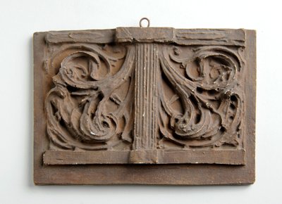 Maquette pour le double panneau de feuillage pour la couronne sur la figure de la Charité sur le mémorial d