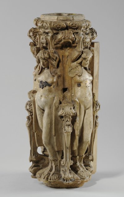 Une des 9 maquettes pour la cheminée Sam Wilson, c.1908-14 (plâtre et gomme-laque) - Alfred Gilbert