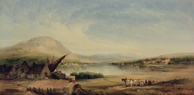 Vue du lac, XIXe siècle - Alfred Gomersal Vickers