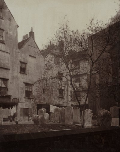 St. Bartholomews : Le cimetière en direction de Cloth Fair - Alfred H. Bool