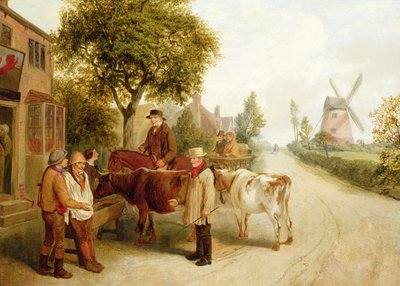 Devant le Red Lion - Alfred H. Green