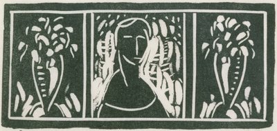 Linogravure avec hommage de Sherwood Anderson - Alfred H. Maurer