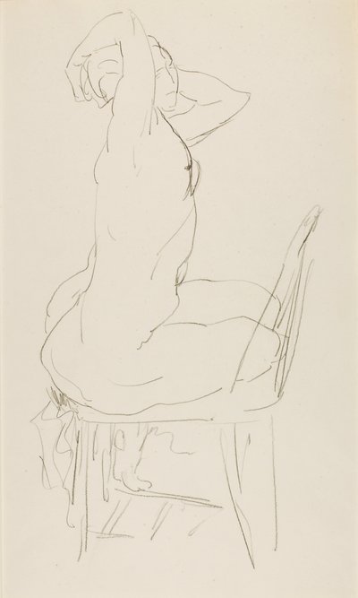 Nu assis - Alfred H. Maurer