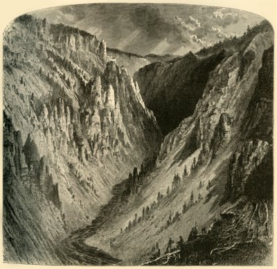 Cañon de Yellowstone, 1872 - Alfred Harral