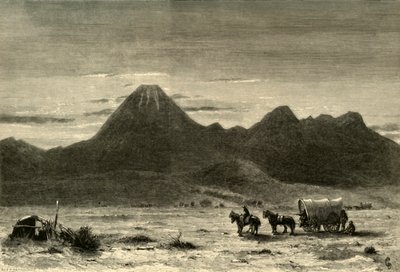 Lassens Butte, vallée de Sacramento, 1872 - Alfred Harral
