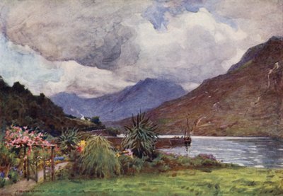 Un jardin à Leenane, Connemara - Alfred Heaton Cooper