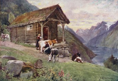 Un fjord norvégien - Alfred Heaton Cooper