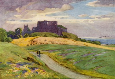 Danemark : Bornholm, Château de Hammerhus - Alfred Heaton Cooper