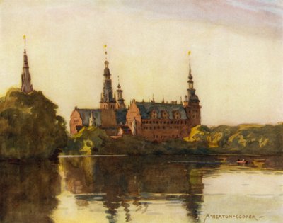 Danemark : Château de Frederiksborg - Alfred Heaton Cooper