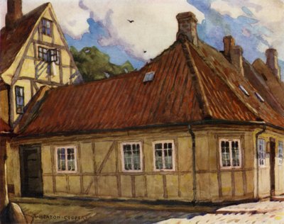 Danemark : Odense, lieu de naissance de Hans Andersen - Alfred Heaton Cooper