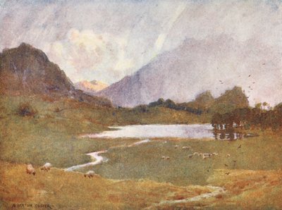 District des Lacs : Une averse soudaine, Blea Tarn - Alfred Heaton Cooper