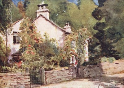District des Lacs : Dove Cottage, Grasmere - Alfred Heaton Cooper