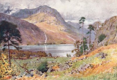 District des Lacs : Tête de Buttermere - Alfred Heaton Cooper